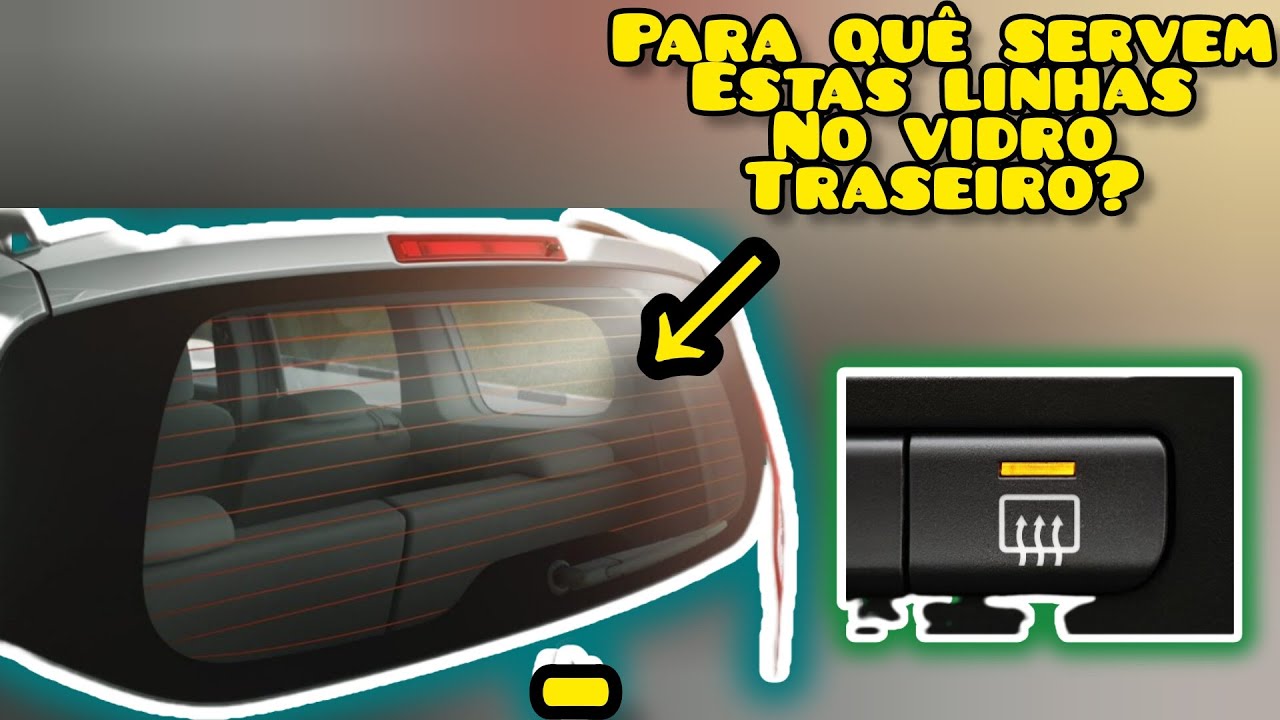 As listras pretas no vidro traseiro do carro não estão lá por acaso! Descubra a função secreta que poucos motoristas conhecem
