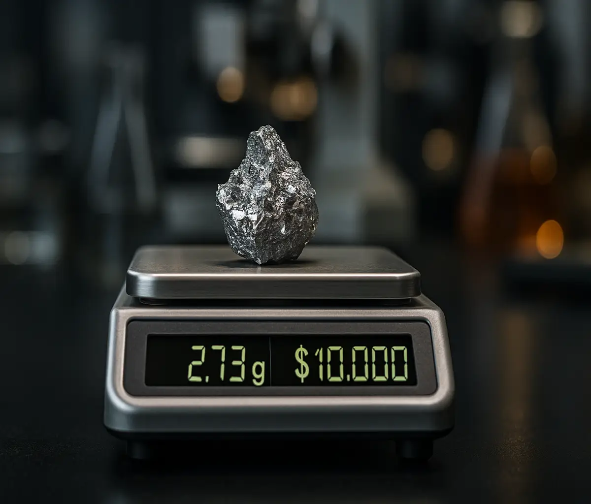 Este metal vale R$ 10 mil por grama, é mais raro que o ouro e pode sumir do planeta em 2026