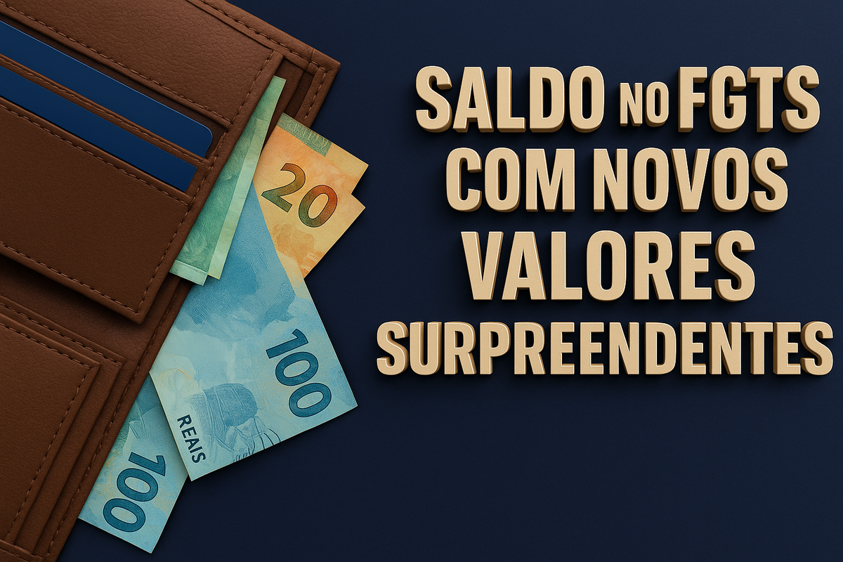 Carteira com dinheiro simboliza saque do FGTS com novos valores em 2025