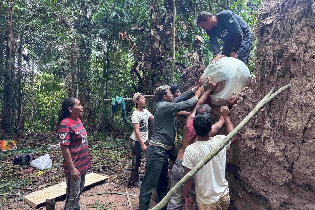 Urnas ancestrais, Ilha, Amazonas, Indígenas