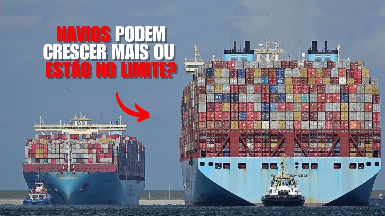 Mesmo com tecnologia para navios maiores, limitações logísticas, portuárias e econômicas impedem novos recordes. Veja por que o Brasil está fora do jogo.