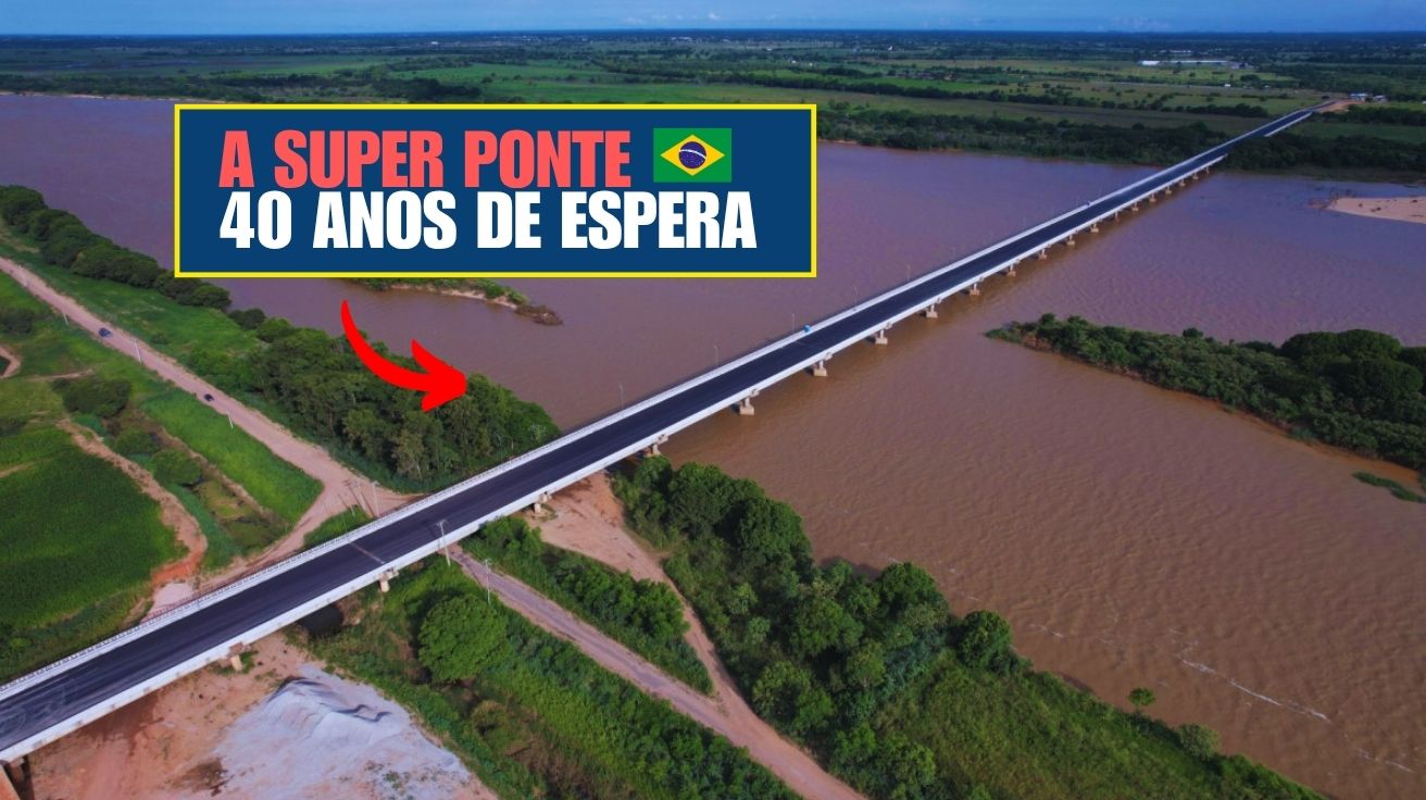 Ponte da Integração é inaugurada após 40 anos e muda o cenário no Norte Fluminense, unindo cidades e impulsionando transporte e economia.
