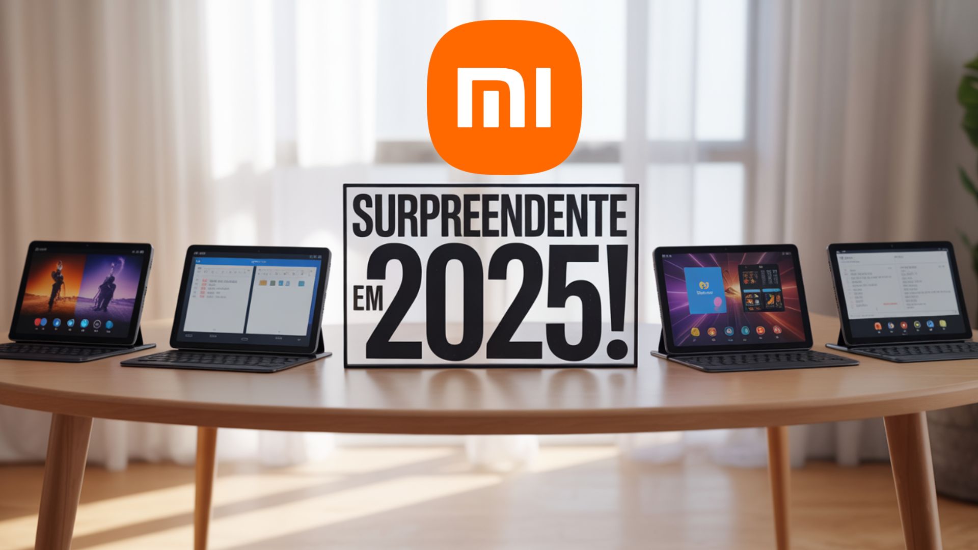 Confira 5 tablets da Xiaomi que surpreendem em 2025 com desempenho, bateria duradoura e recursos premium para estudo, trabalho ou jogos.