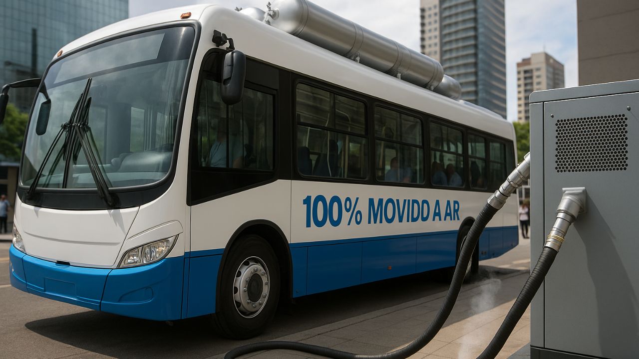 Motor a ar comprimido é a solução para ônibus urbanos ou uma promessa vazia?