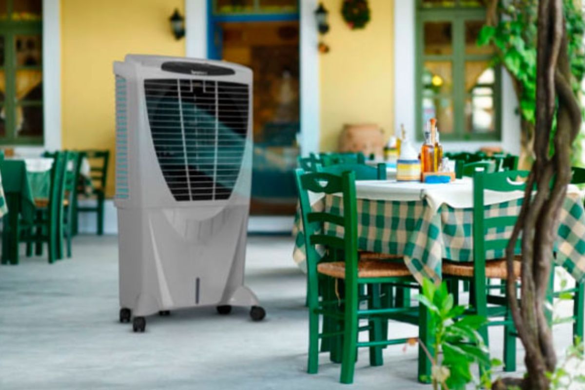 O "ar condicionado portátil" que gasta 90% menos: O segredo do climatizador que usa água para refrescar