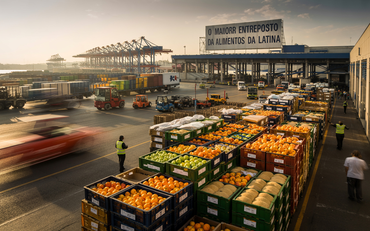 O maior entreposto de alimentos da América Latina funciona 24h por dia em São Paulo e movimenta 14 mil toneladas por dia de frutas, verduras e grãos