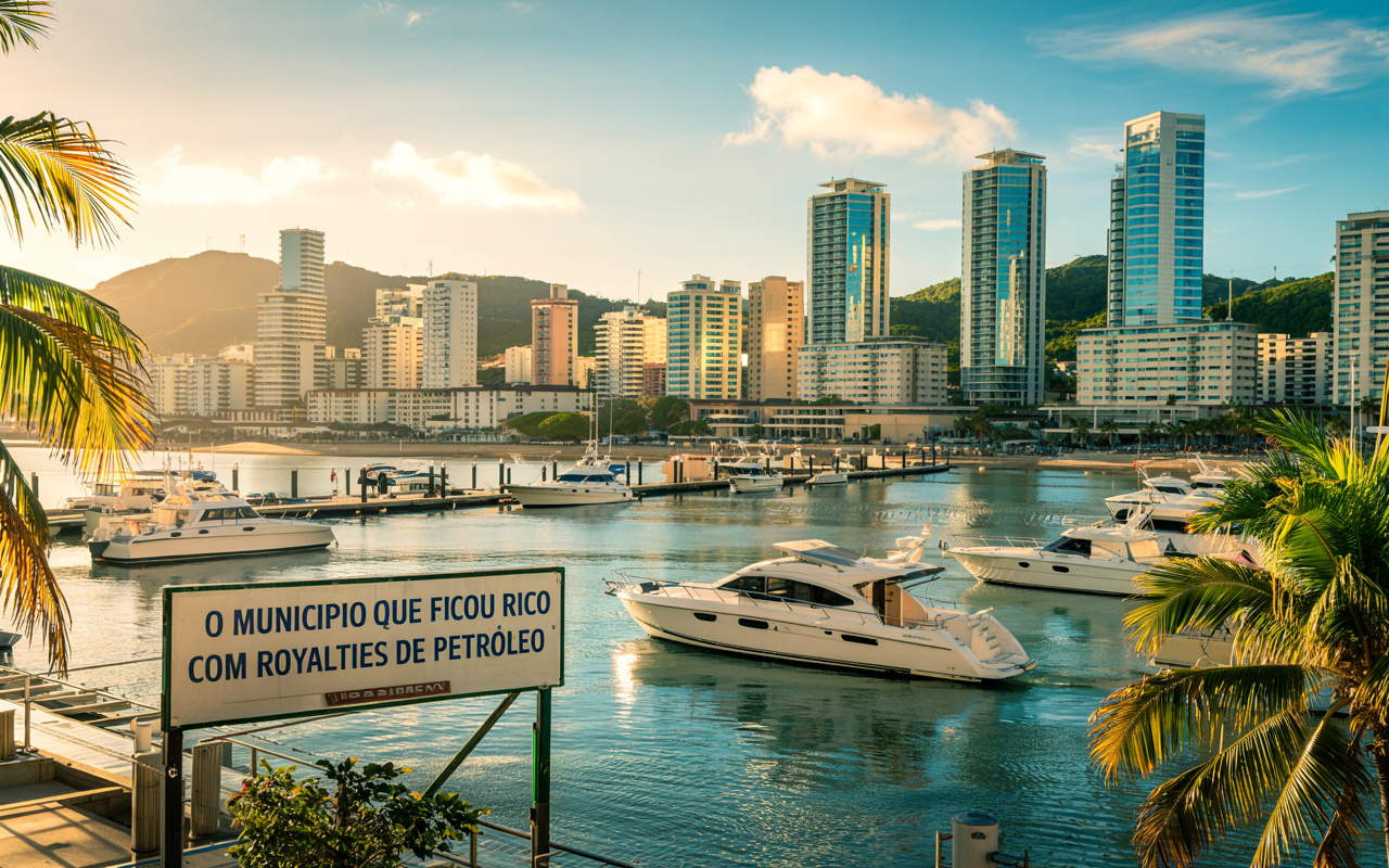 O município que ficou rico com royalties do petróleo e agora vira vitrine de mobilidade gratuita, renda básica e políticas públicas inovadoras no Brasil — e caminha para se tornar a cidade mais rica do país