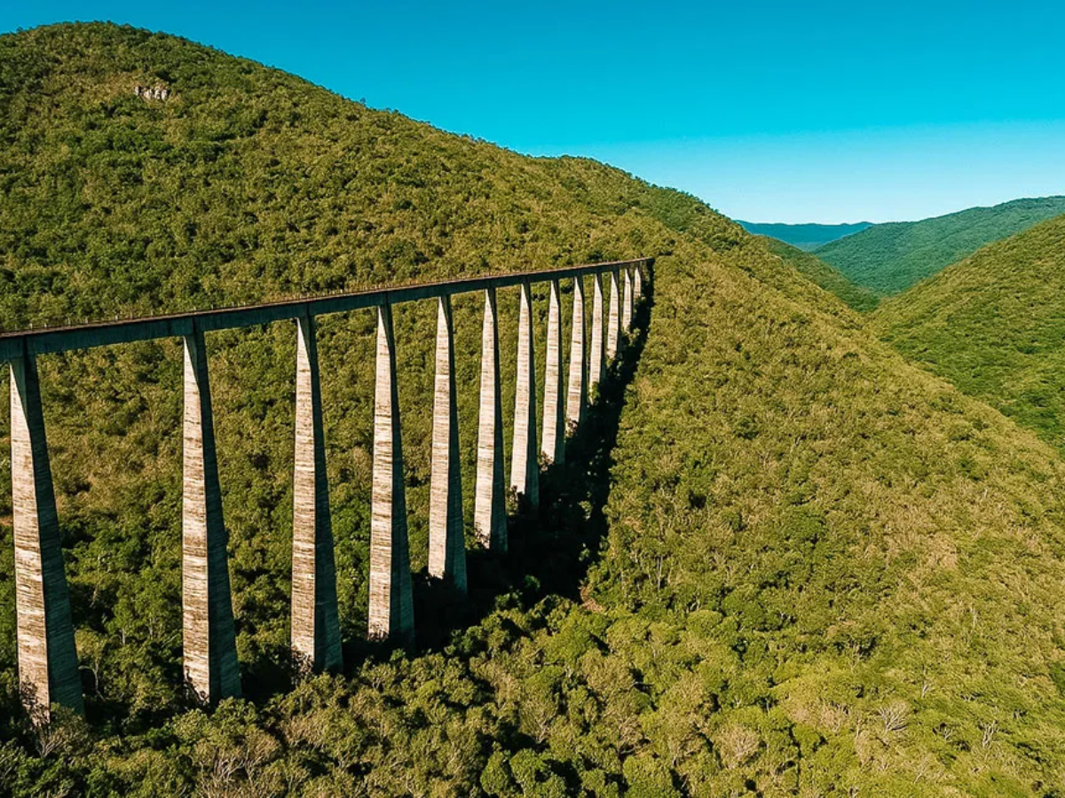 Viaduto 13 (V11): a história e engenharia do viaduto ferroviário mais alto da América Latina