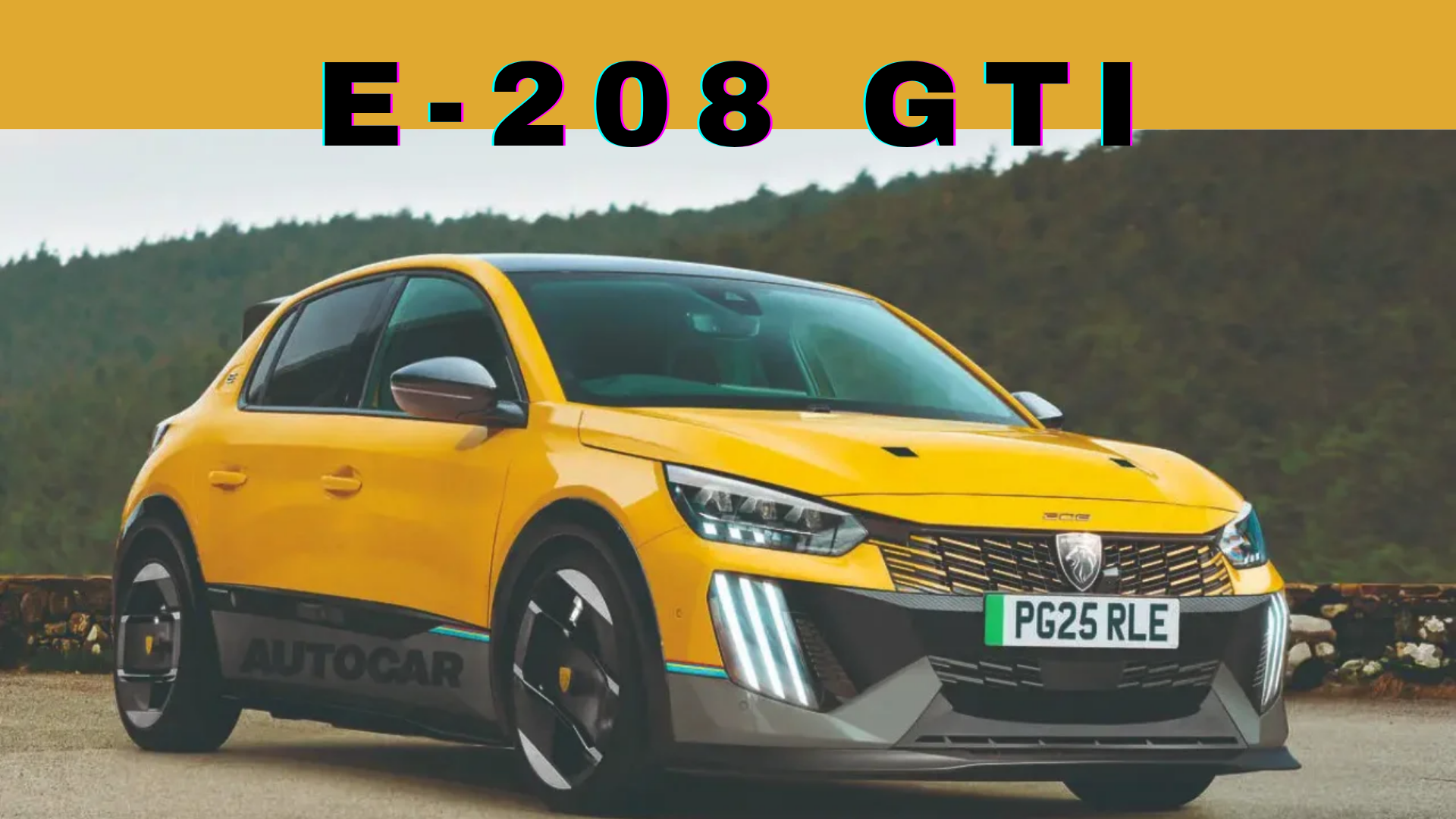 peugeot - E-208 gti - carro - hot hatch elétrico