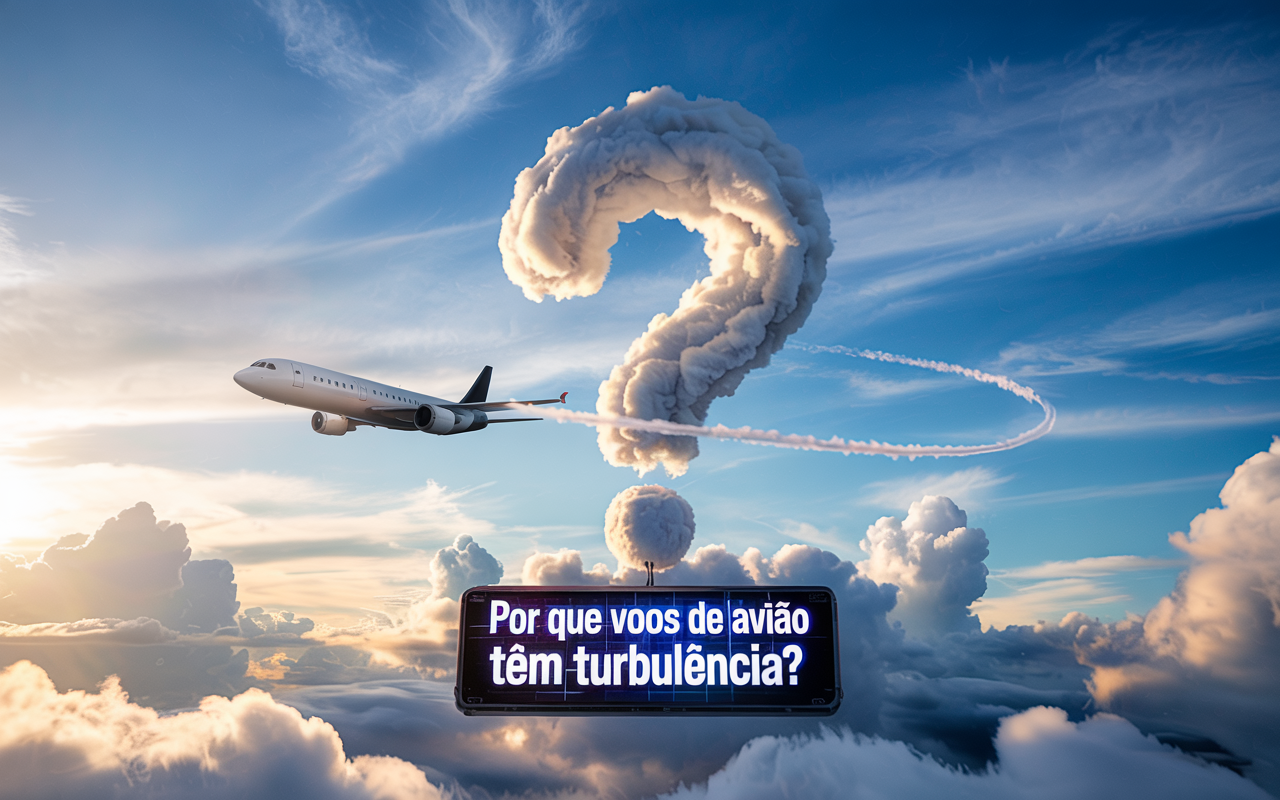 Por que voos de avião têm turbulência