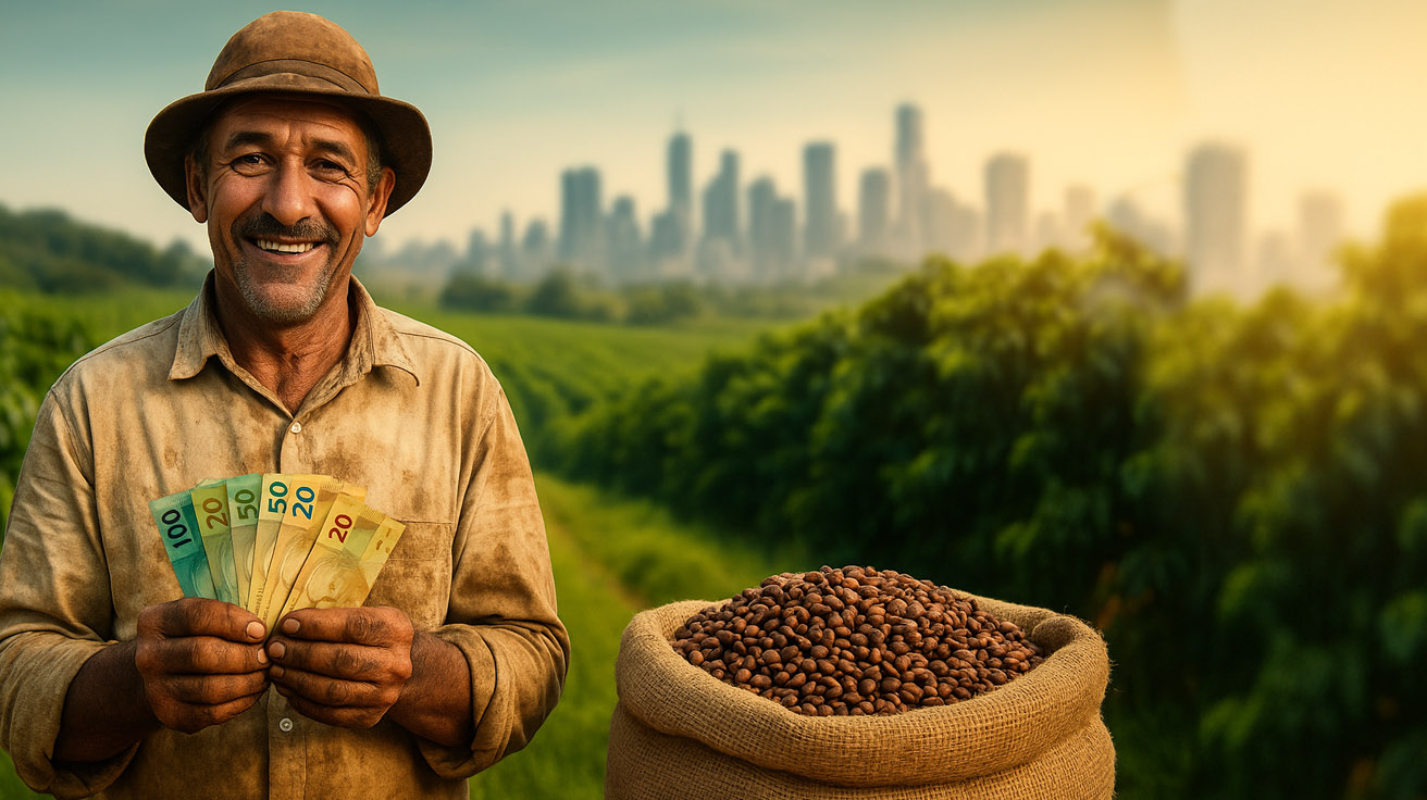 Salários de até R$12 mil por mês atraem trabalhadores urbanos para o campo. O café virou ouro no Espírito Santo.