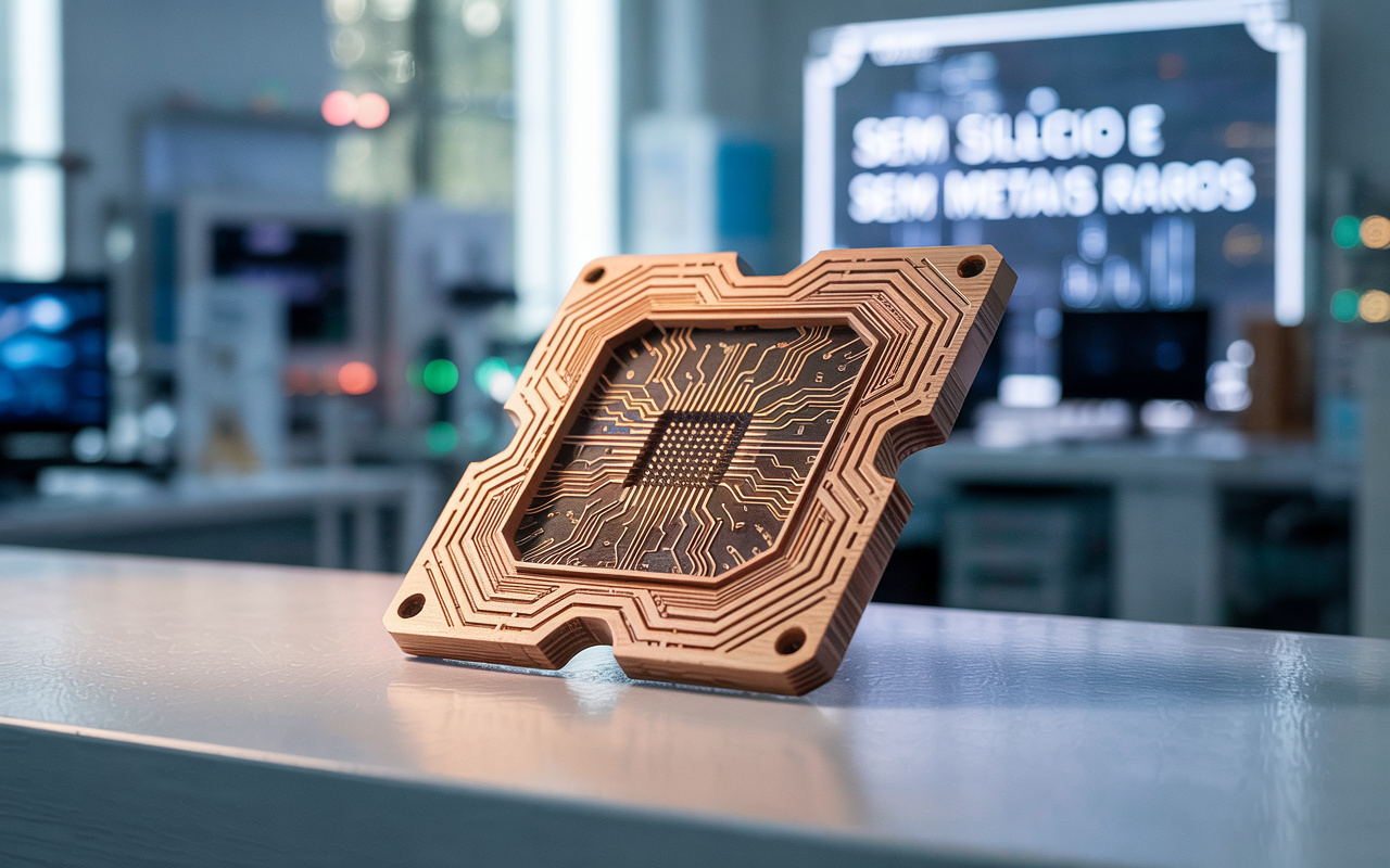 Sem silício e sem metais raros: novo chip de madeira promete revolucionar eletrônicos descartáveis — no Brasil, lixo eletrônico ainda é problema crescente