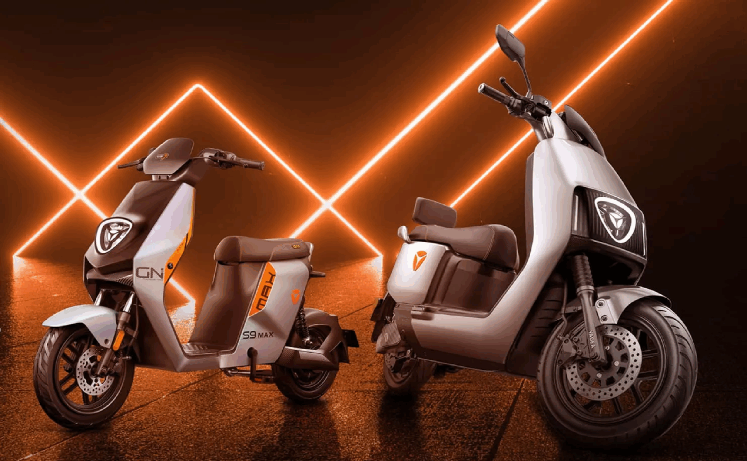 scooter, elétrica, Yadea