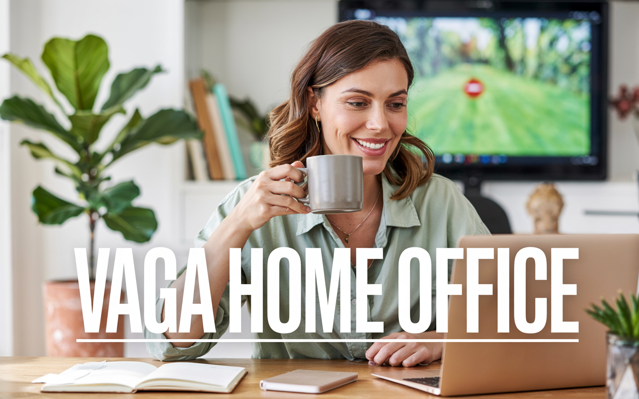 Vaga home office para Auxiliar de Suporte - oportunidade para quem quer trabalhar em casa com benefícios e jornada fixa