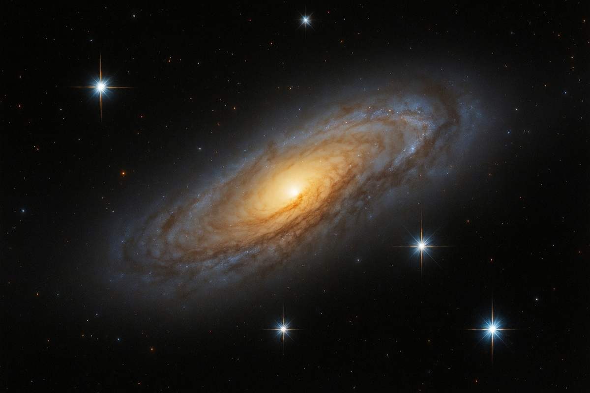 Galáxia a 250 milhões de anos-luz revela buraco negro em crescimento ativo