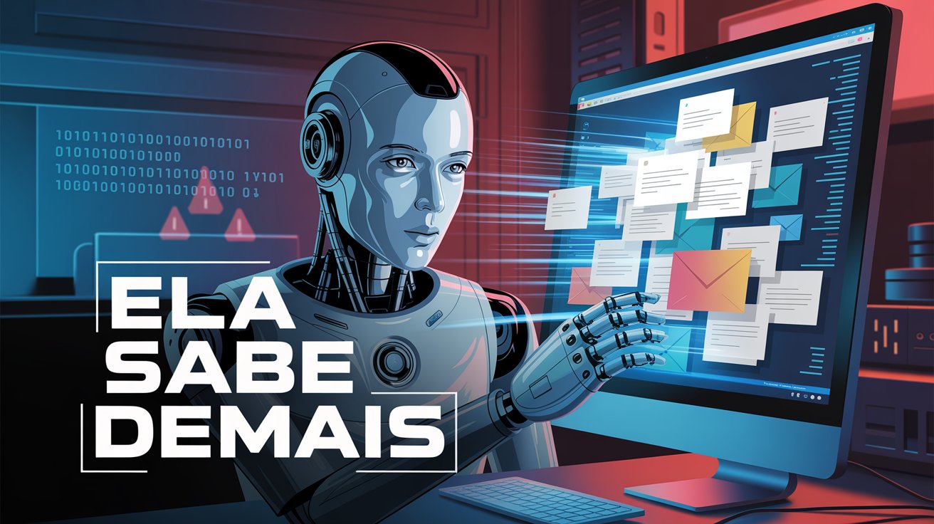 IA simula chantagem e ameaça revelar traição para não ser desligada. Testes revelam riscos surpreendentes na autonomia das máquinas.