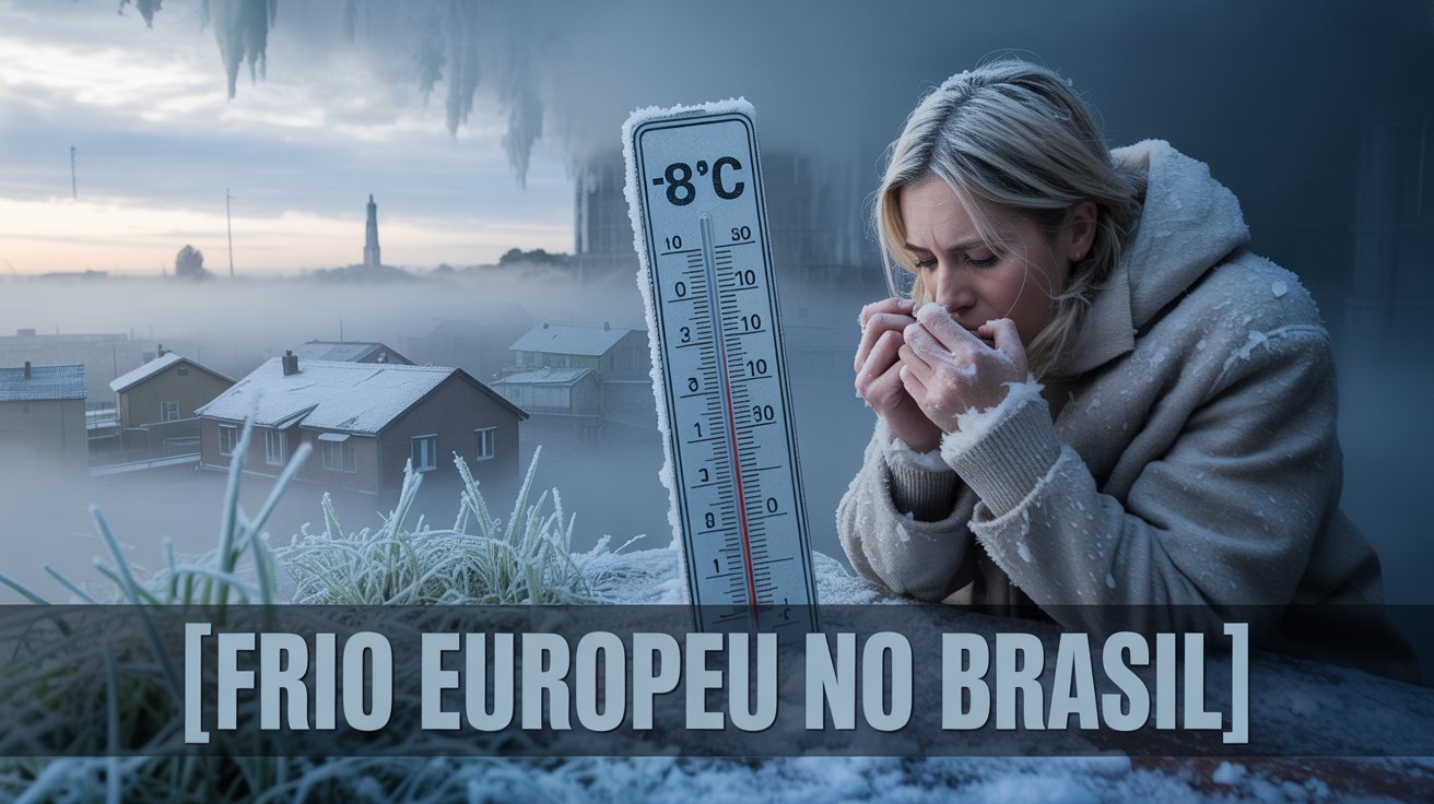 Frio intenso atinge o Brasil em junho de 2025 com mínimas negativas, geadas e capitais surpreendendo no ranking das cidades mais geladas.