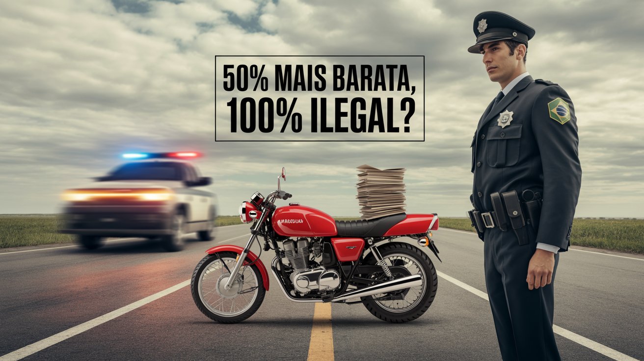 Motos com até 50% de desconto no Paraguai atraem brasileiros, mas podem gerar apreensão, multas e até processos criminais no Brasil.