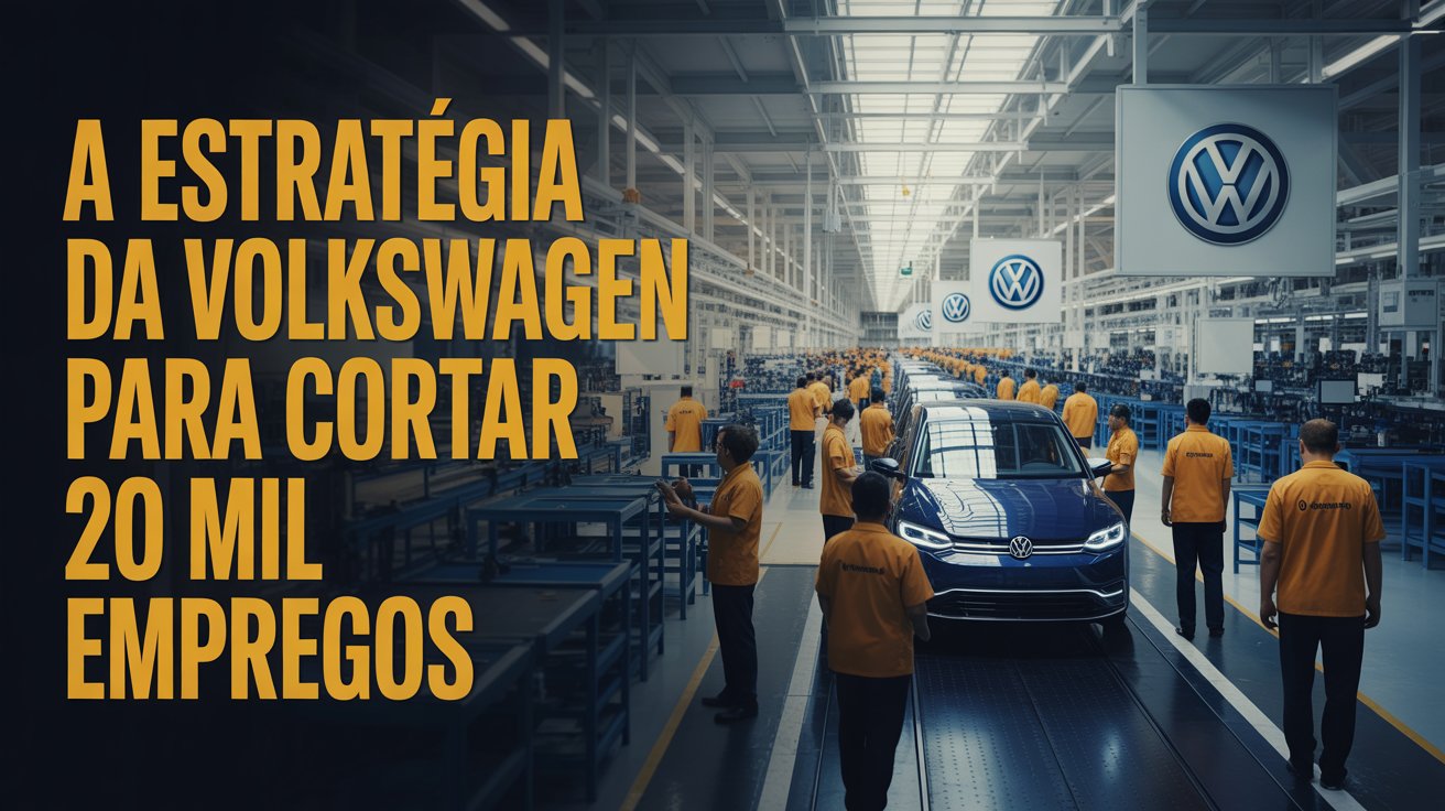Volkswagen corta 35 mil empregos até 2030 e equilibra produção entre eletrificação e combustão, com o Brasil em papel estratégico.