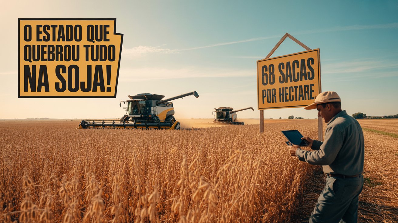 Safra histórica: Bahia bate recorde de produtividade na soja e desafia gigantes do agro com tecnologia, manejo e clima favorável.