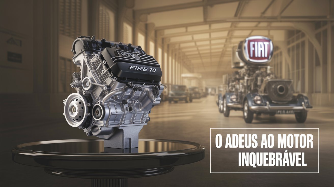 Fiat encerra o motor Fire após 40 anos e 10 milhões de carros. Descubra o impacto dessa decisão histórica na indústria automotiva brasileira.