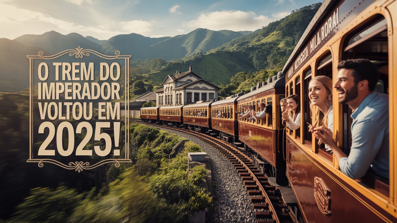 Trem de Dom Pedro II volta à ativa cruzando a Serra da Mantiqueira entre SP e MG em passeio histórico com paisagens e memórias de 1884.