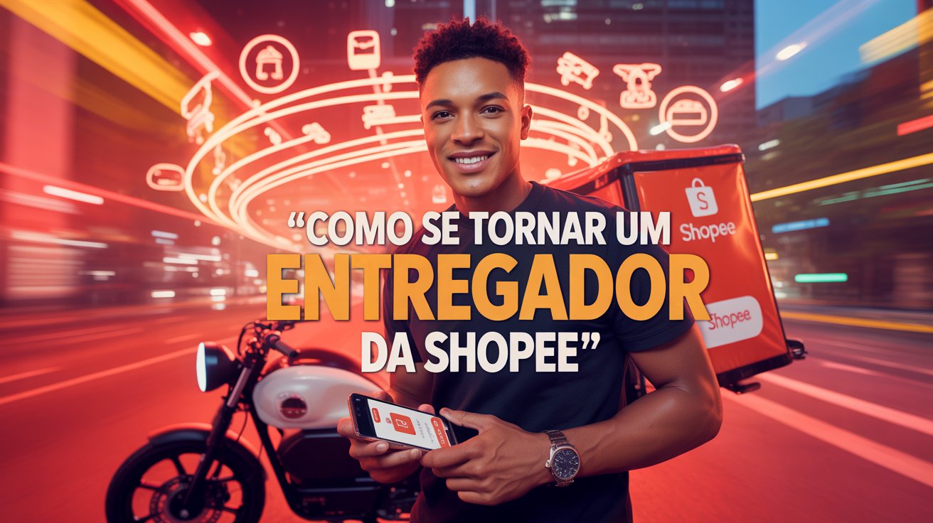 Seja entregador parceiro da Shopee, trabalhe com flexibilidade e aumente sua renda mensal com estratégias simples e alta demanda de entregas!