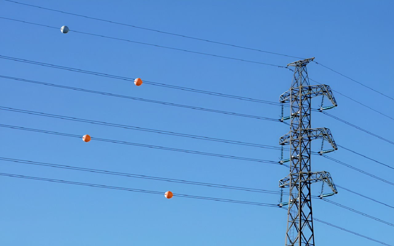 Esferas vermelhas ou laranjas nos cabos elétricos não são enfeites: entenda a função por trás do item curioso que poucos sabem 