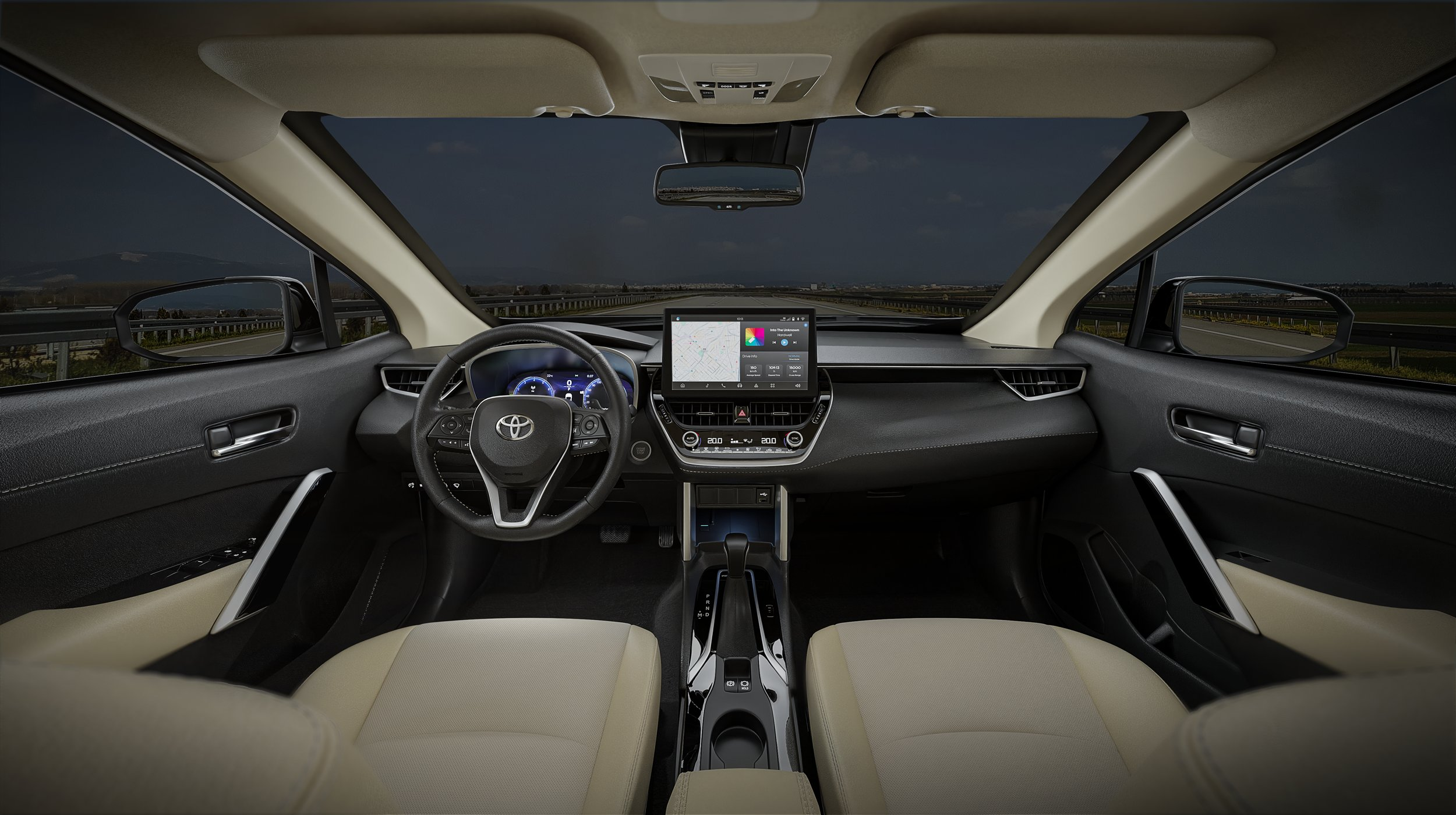 Corolla Cross XR 2025 volta com descontos recordes e tecnologia de ponta, buscando liderar mercado PcD contra Jeep Compass e VW Taos. (Imagem: divulgação)