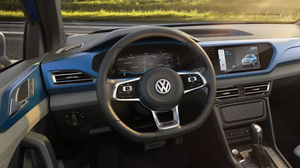Nova Tarok da Volkswagen chega para abalar o mercado com design moderno, motor híbrido e versatilidade que superam a Fiat Toro e a Chevrolet Montana.
