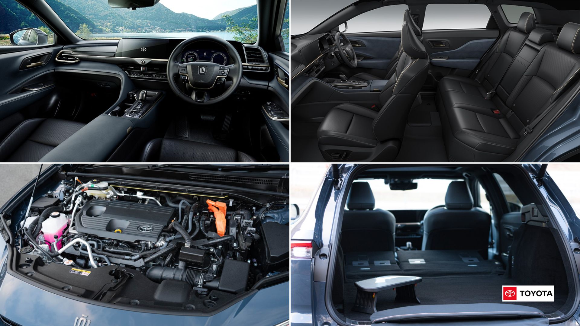 Conheça a Toyota Crown Estate 2025: SUV perua híbrido, mais de 300 cv, porta-malas que vira cama e tecnologia semiautônoma.