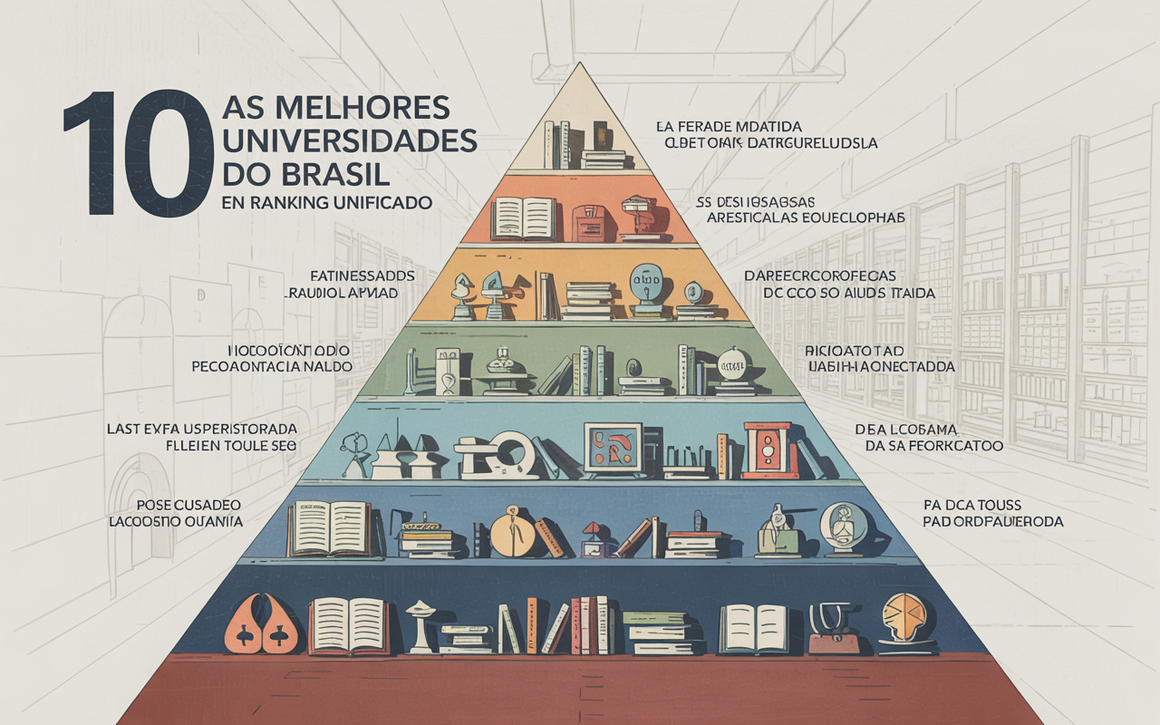 As 10 melhores universidades do Brasil em ranking unificado — públicas e privadas lado a lado na lista mais completa do país