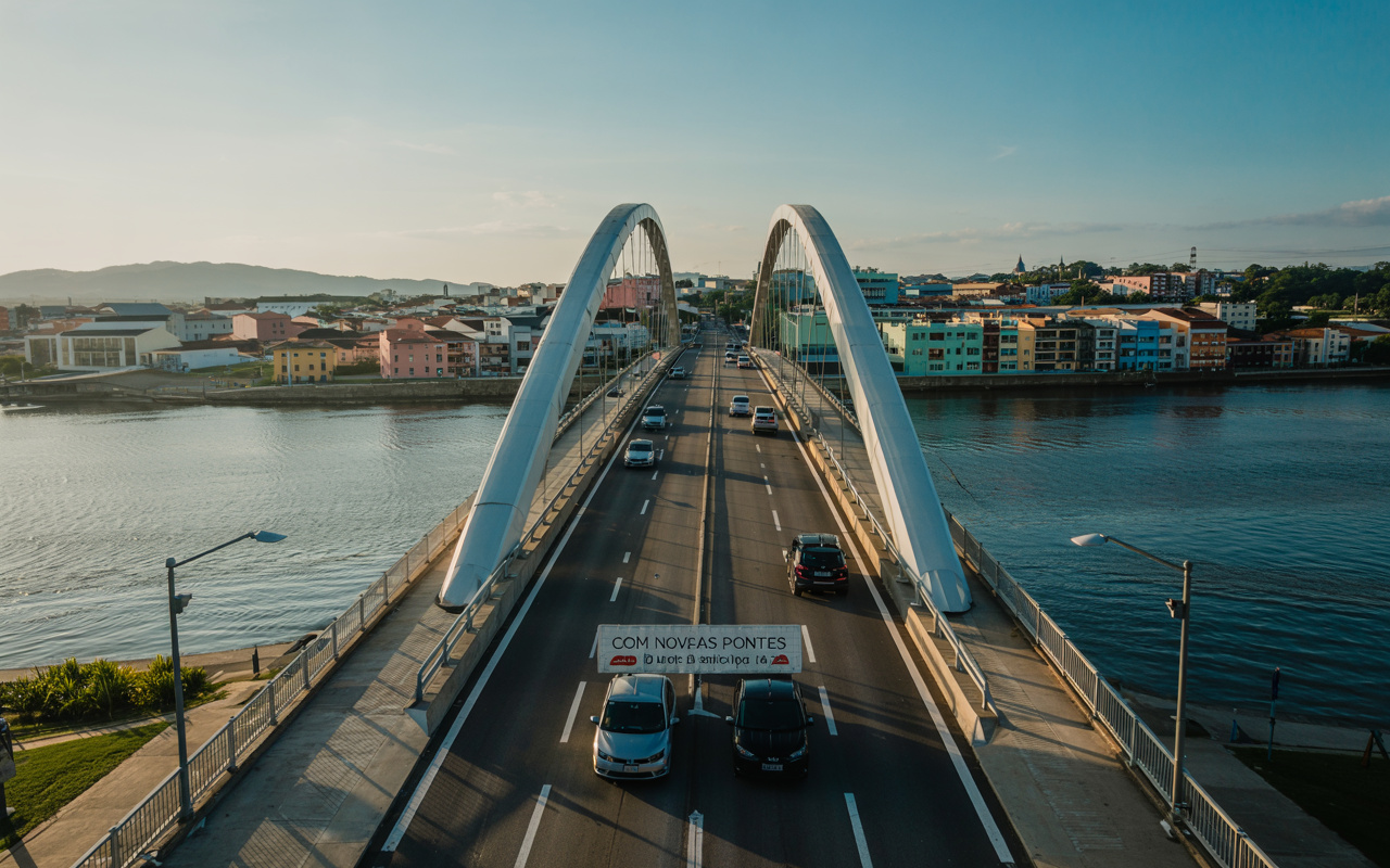 Com novas pontes, a maior cidade de Santa Catarina vai driblar engarrafamento e melhorar a mobilidade urbana