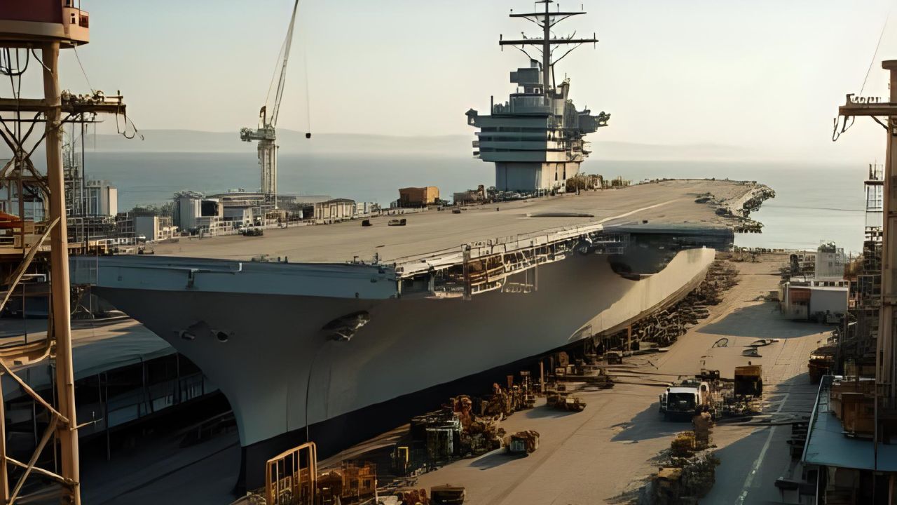 Atrasos na construção naval dos Estados Unidos ameaçam cronogramas e comprometem entrega de porta-aviões e navios essenciais à segurança nacional americana.