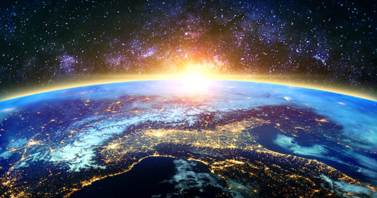 A Terra está girando mais rápido e pode bater um recorde histórico em 2025, reduzindo a duração dos dias como nunca antes registrado.(Imagem: Reprodução/NASA)