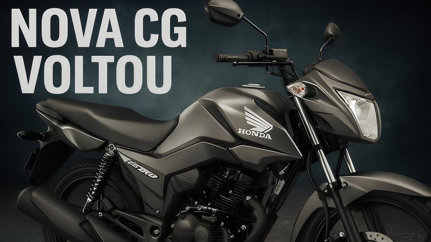 Nova Honda GLH 150 2025 aposta em design esportivo, autonomia de 400 km com um único tanque, freios CBS — e ainda faz 40 km por litro