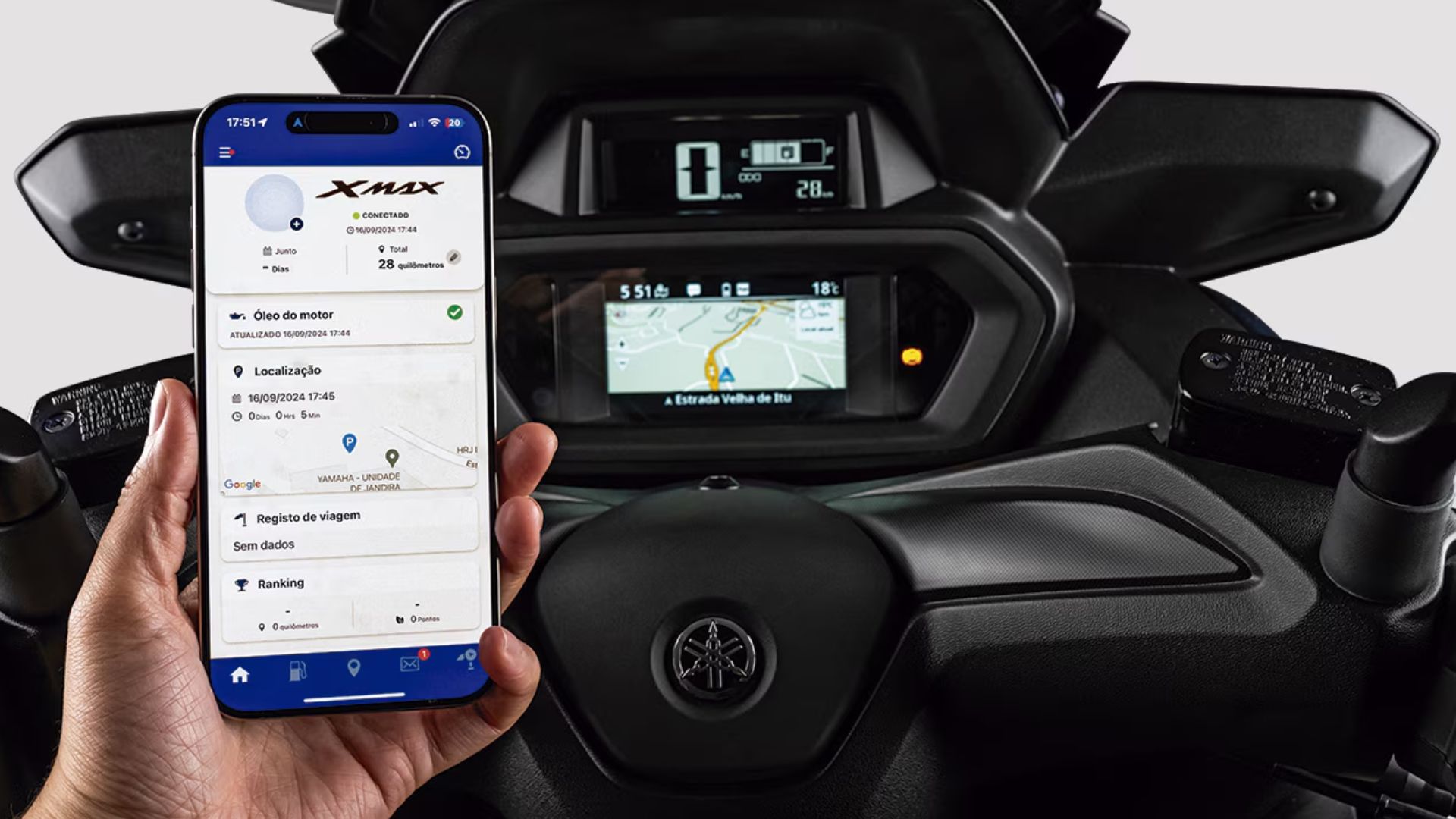 Yamaha XMAX 250 2025 traz painel digital, 31 km/l de consumo, motor Blue Core, autonomia de 400 km e conectividade no segmento premium.