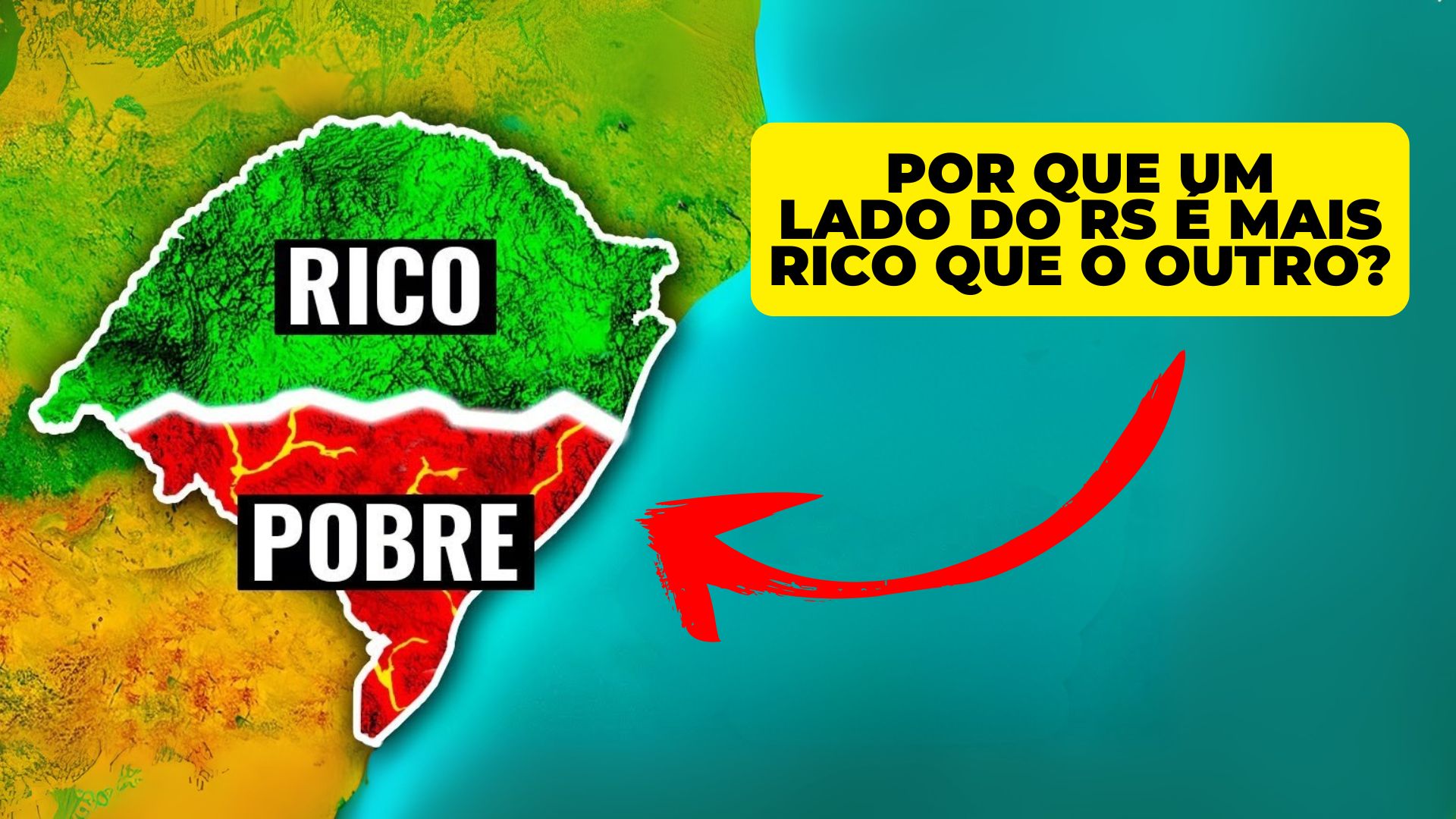 Descubra por que o Norte do Rio Grande do Sul é mais rico que o Sul e veja os fatores históricos, econômicos e sociais dessa diferença regional.