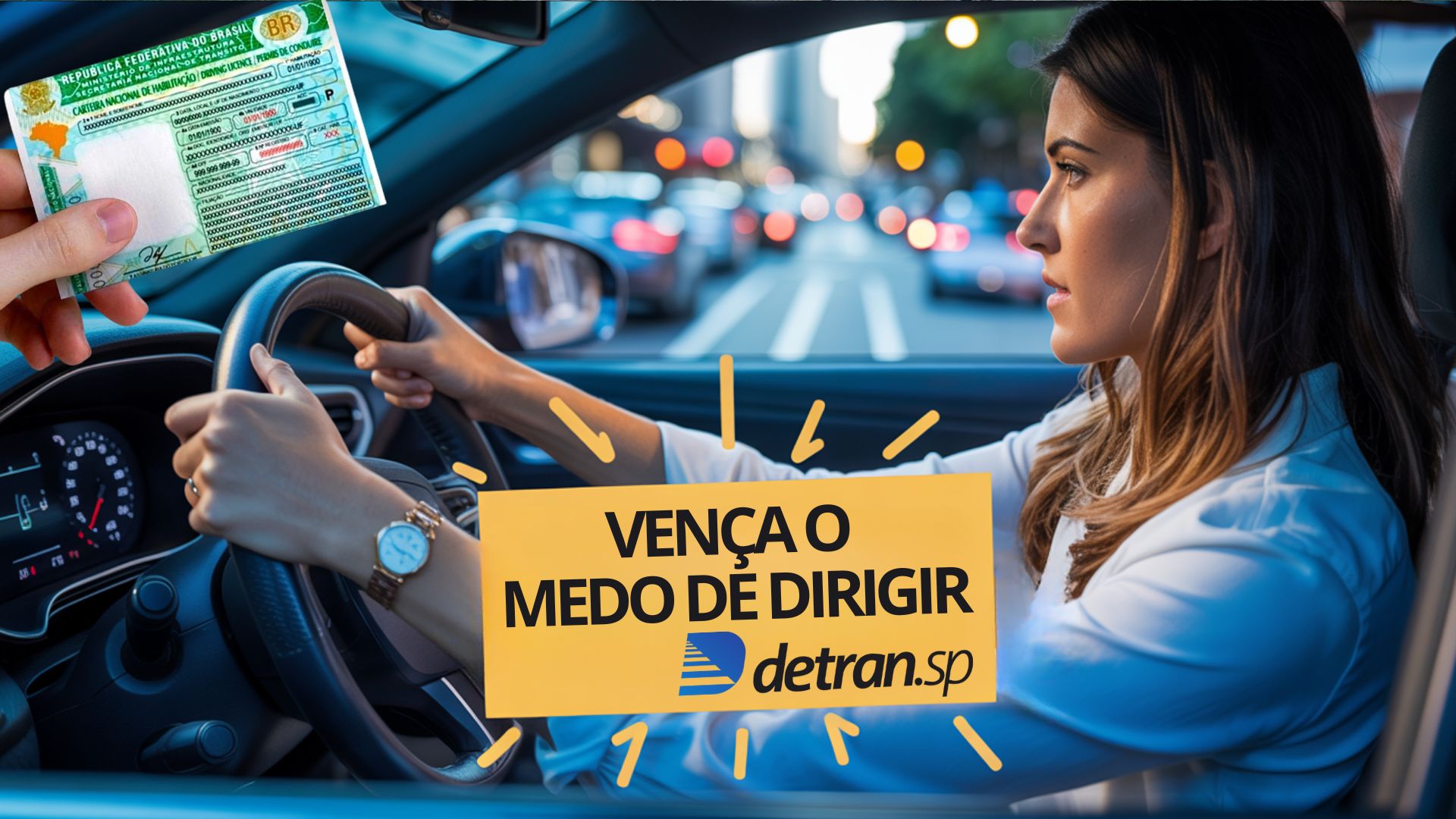 Curso gratuito do Detran|ES ajuda motoristas a perder o medo de dirigir com aulas EAD, técnicas psicológicas e certificado ao final.