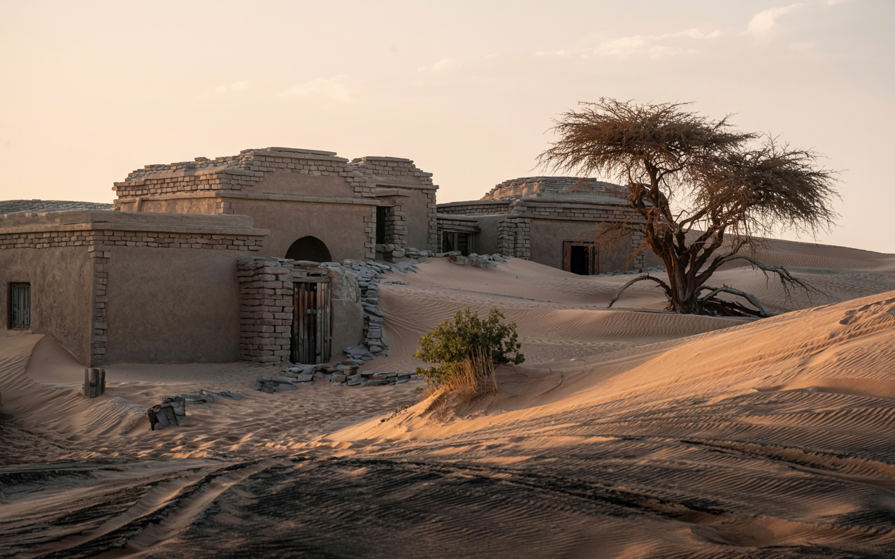 Kolmanskop, a cidade fantasma no deserto da Namíbia onde casas seguem soterradas por dunas desde o fim da corrida do diamante