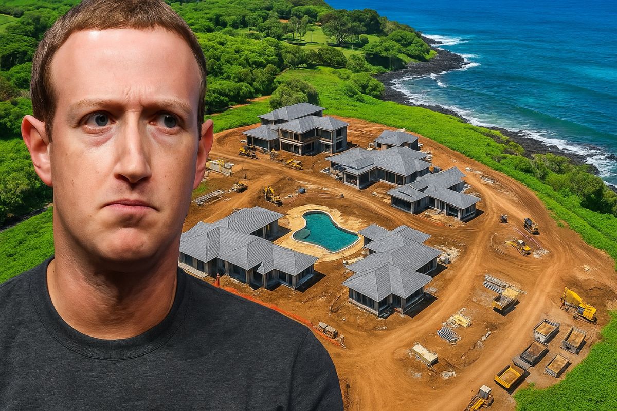 Mark Zuckerberg está construindo mansões no Havaí com energia própria e padrão de bunker militar