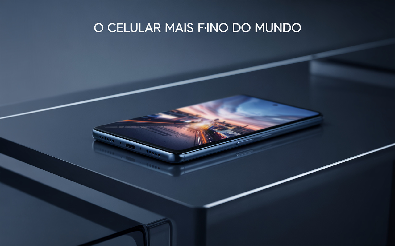 O celular mais fino do mundo tem menos de 6 mm e câmera de 50 MP – mas nem todo mundo pode comprar