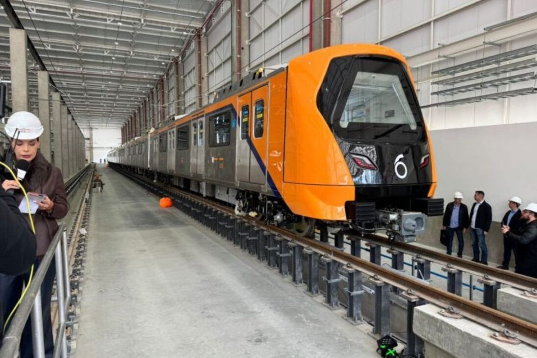 The First Train of the Line 6-Orange Arrived for the Largest Project in ...