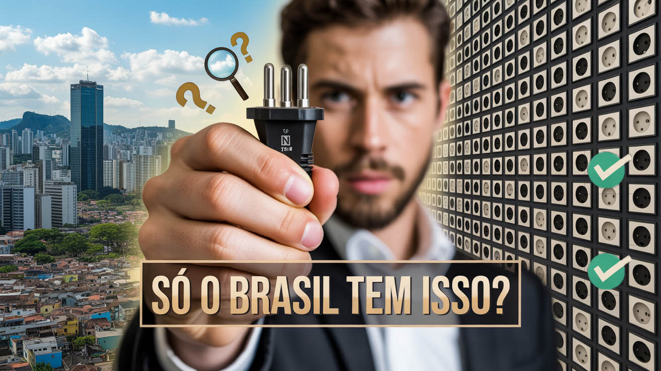 Descubra como o Brasil liderou a adoção da tomada de três pinos, os impactos do padrão Tipo N e as curiosidades sobre plugues no mundo.