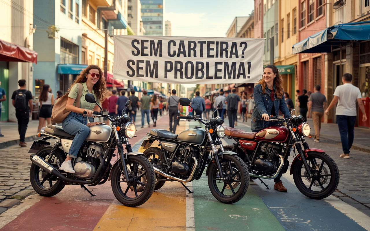 Sem carteira de motorista: conheça 4 motos ‘baratinhas’ de R$ 7 mil a R$ 11 mil que dispensam CNH e já estão à venda no Brasil