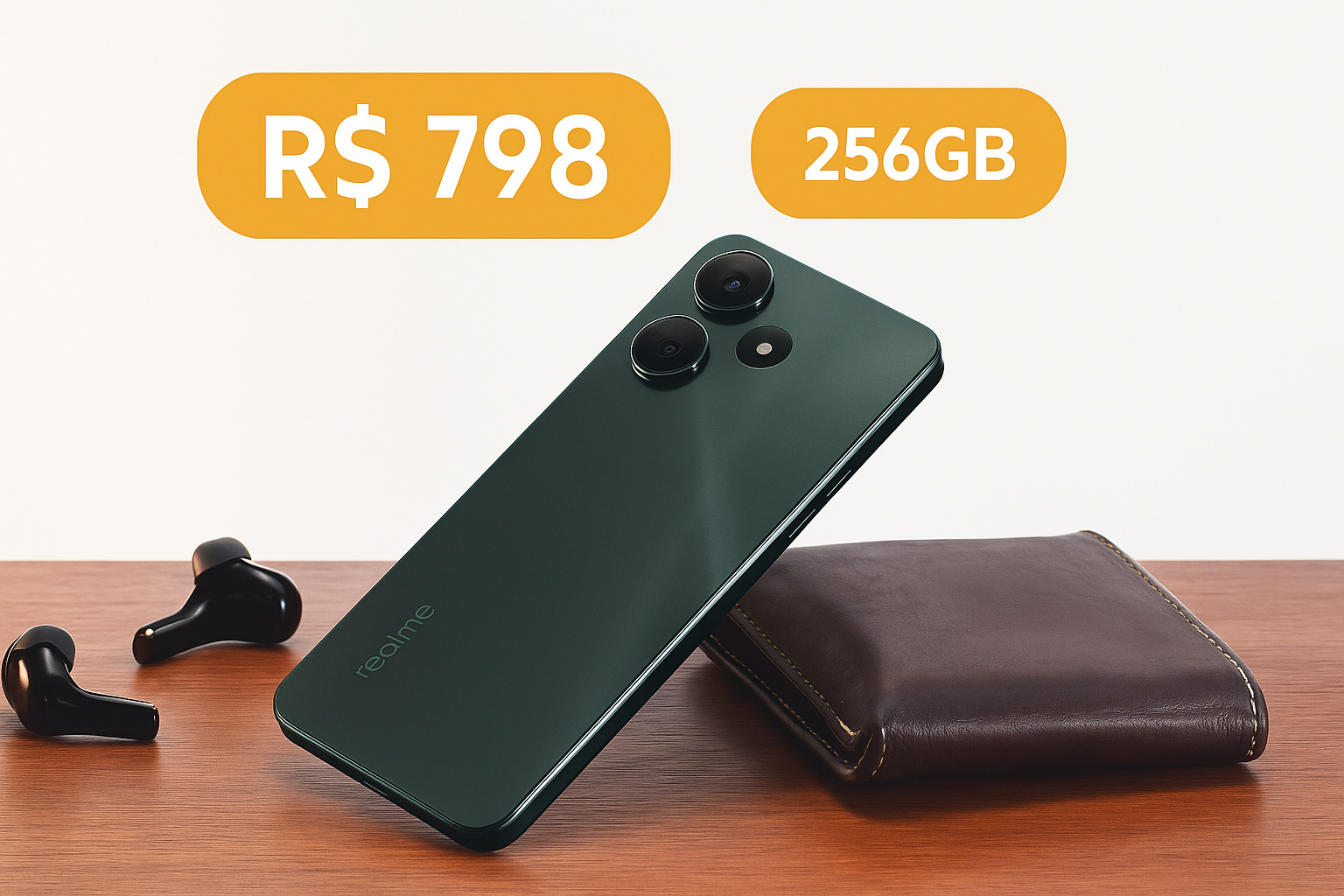 Smartphone com 256 GB por menos de R$ 900 - Conheça o realme C61 e veja por que ele é o novo campeão do custo-benefício!