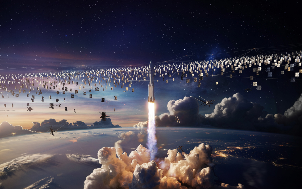 Elon Musk acusa rival de lotar a órbita terrestre — mesmo após a SpaceX já ter colocado 9 mil satélites no espaço