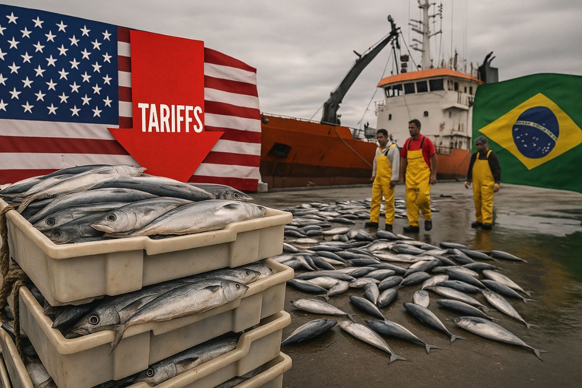 Taxas de Trump: Exportação de Mil Toneladas de Pescados Brasileiros é Paralisada