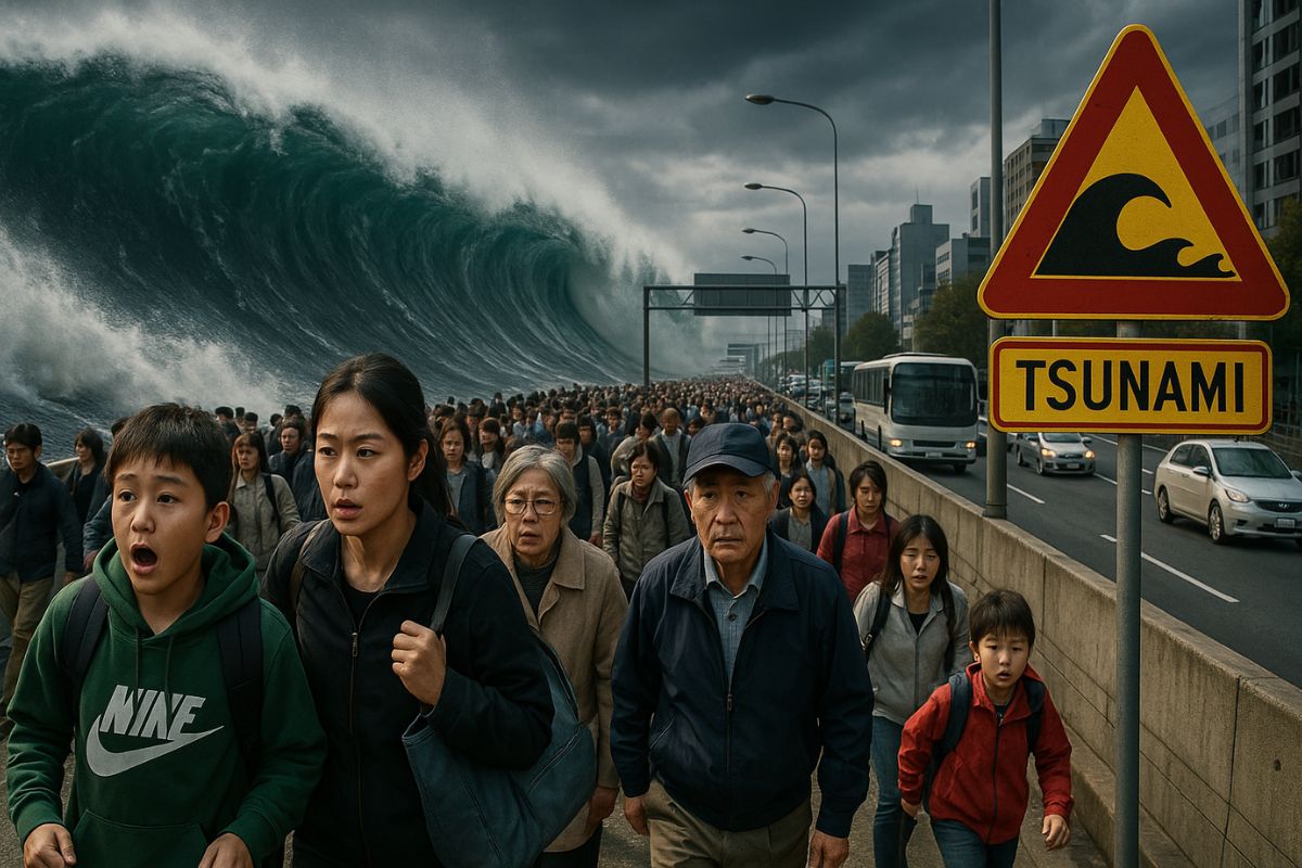 Círculo de Fogo volta a tremer: tsunami atinge Rússia e Japão e acende alerta global (imagem ilustrativa)