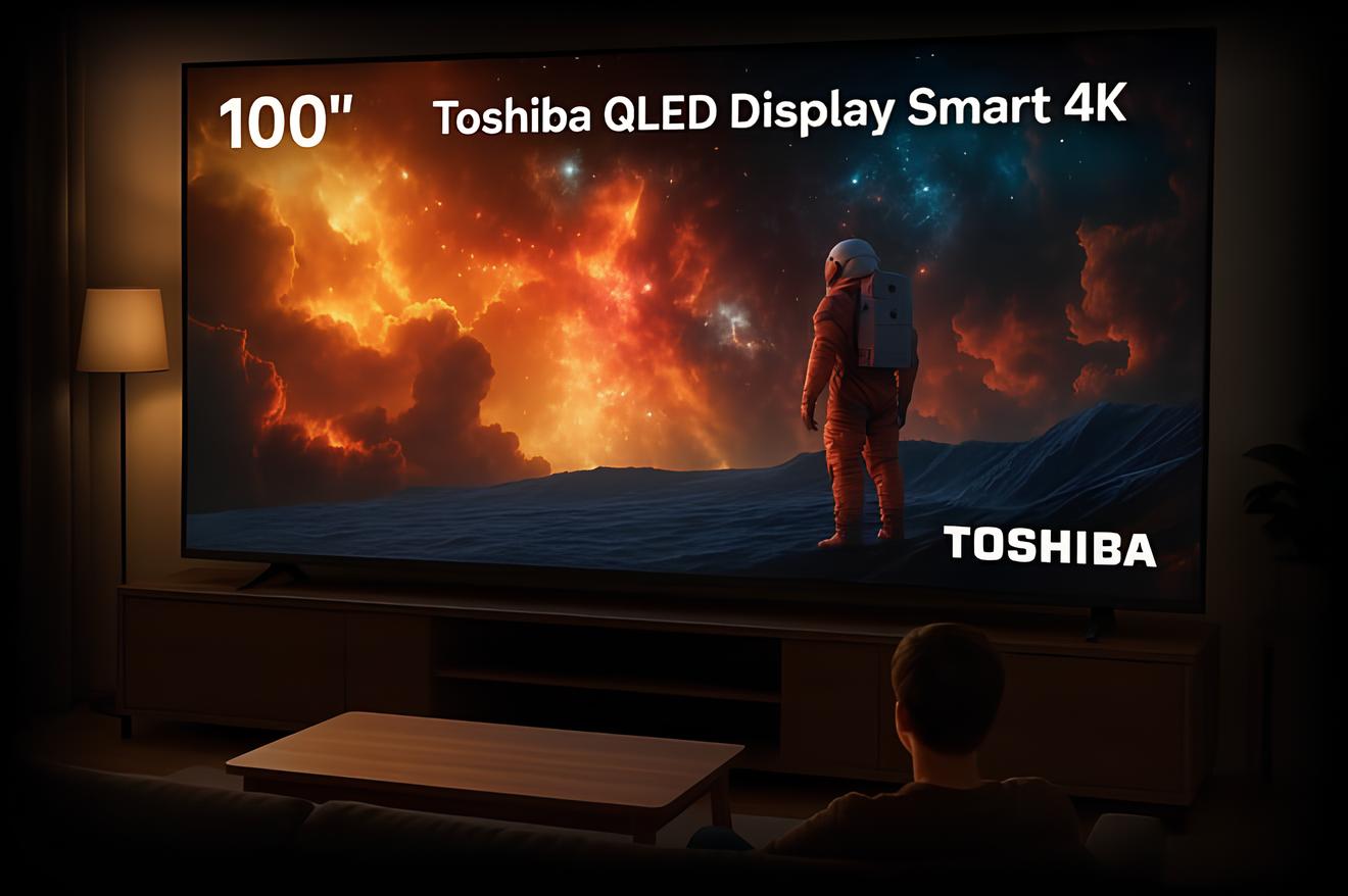 Confirmado: Toshiba lança TV QLED 4K de 100" no Brasil ainda em julho — mas preço assusta: R$ 21.999